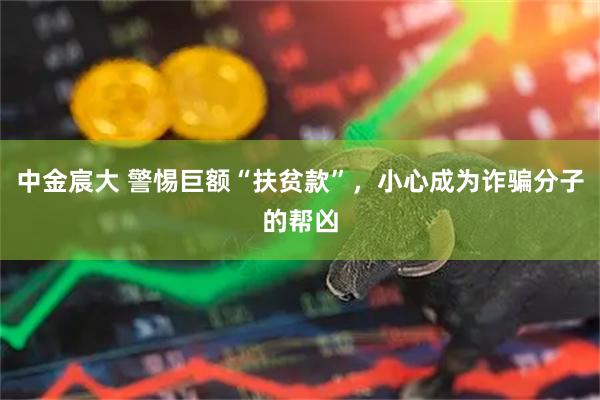 中金宸大 警惕巨额“扶贫款”，小心成为诈骗分子的帮凶