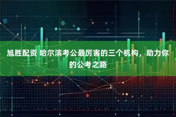 旭胜配资 哈尔滨考公最厉害的三个机构，助力你的公考之路